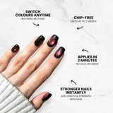 Velour Nights - Oval Sustainable Nails