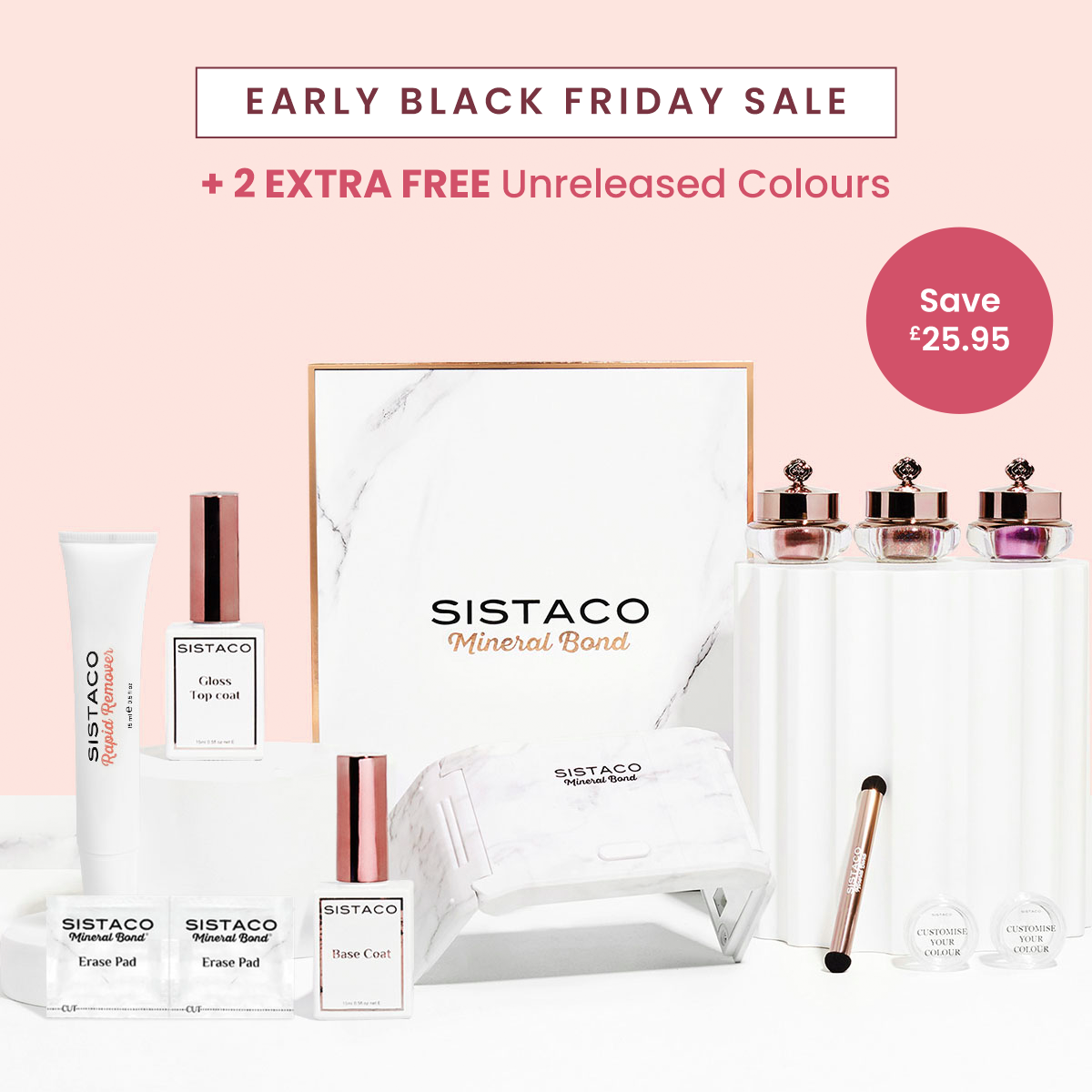 Sistaco™ Mineral Bond Nail Set