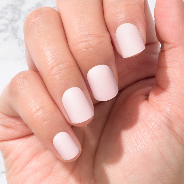 Matte pink nail polish discount