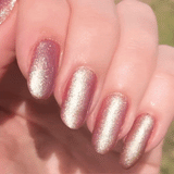 A deep purple colour