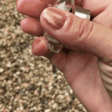 A metallic copper colour