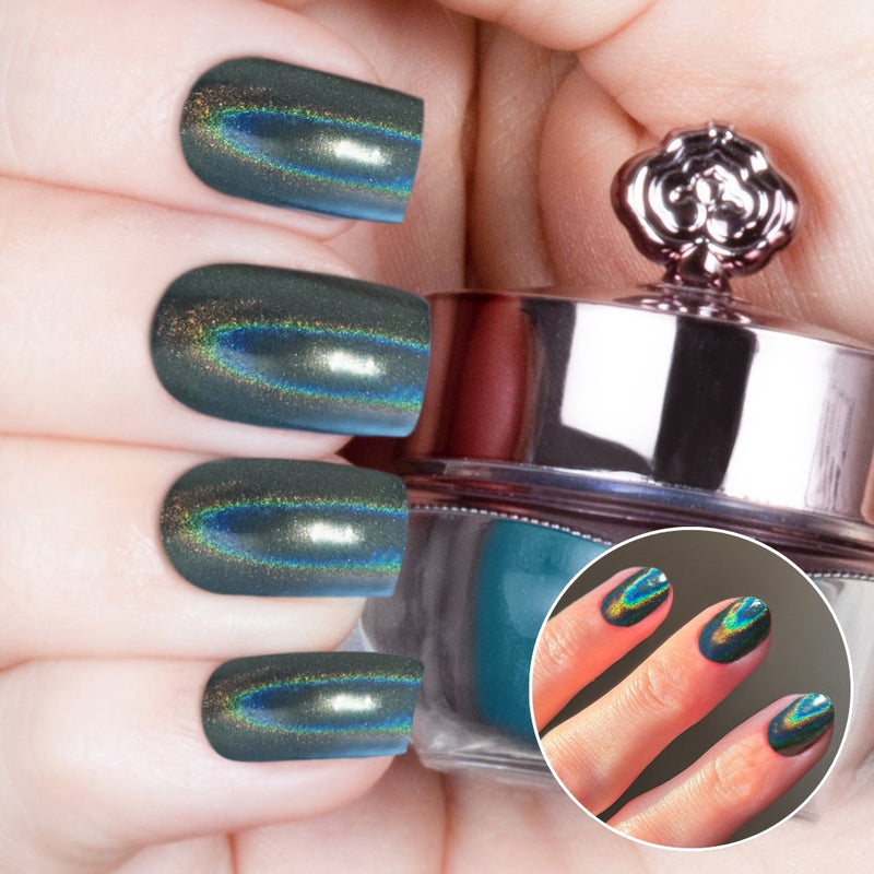 Aurora Australis - Holographic Nail Powder - By Leeanne B - PREORDER