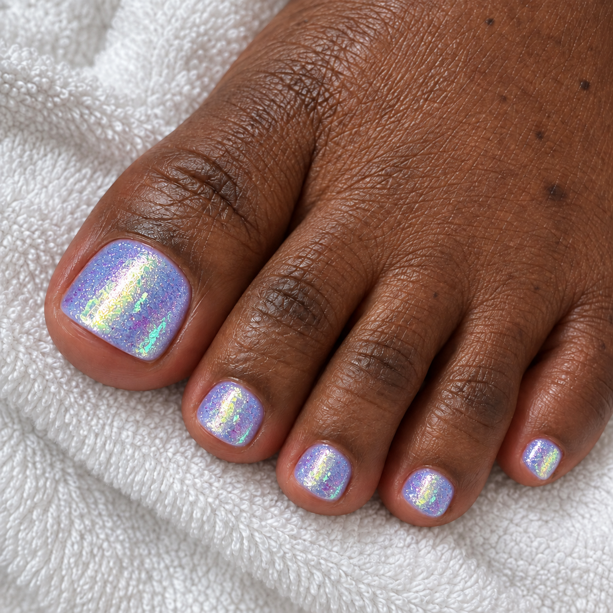 Frosting classic nail powder pedicure