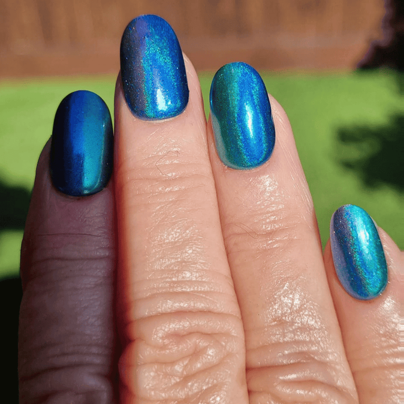 Glacier Blue - Holographic Nail Powder