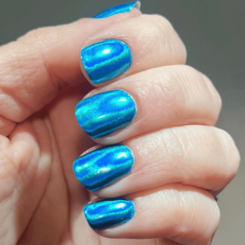 Glacier Blue - Holographic Nail Powder