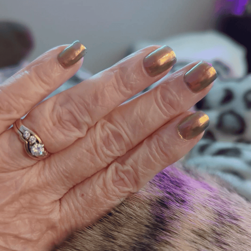 Golden - Metallic Nail Powder