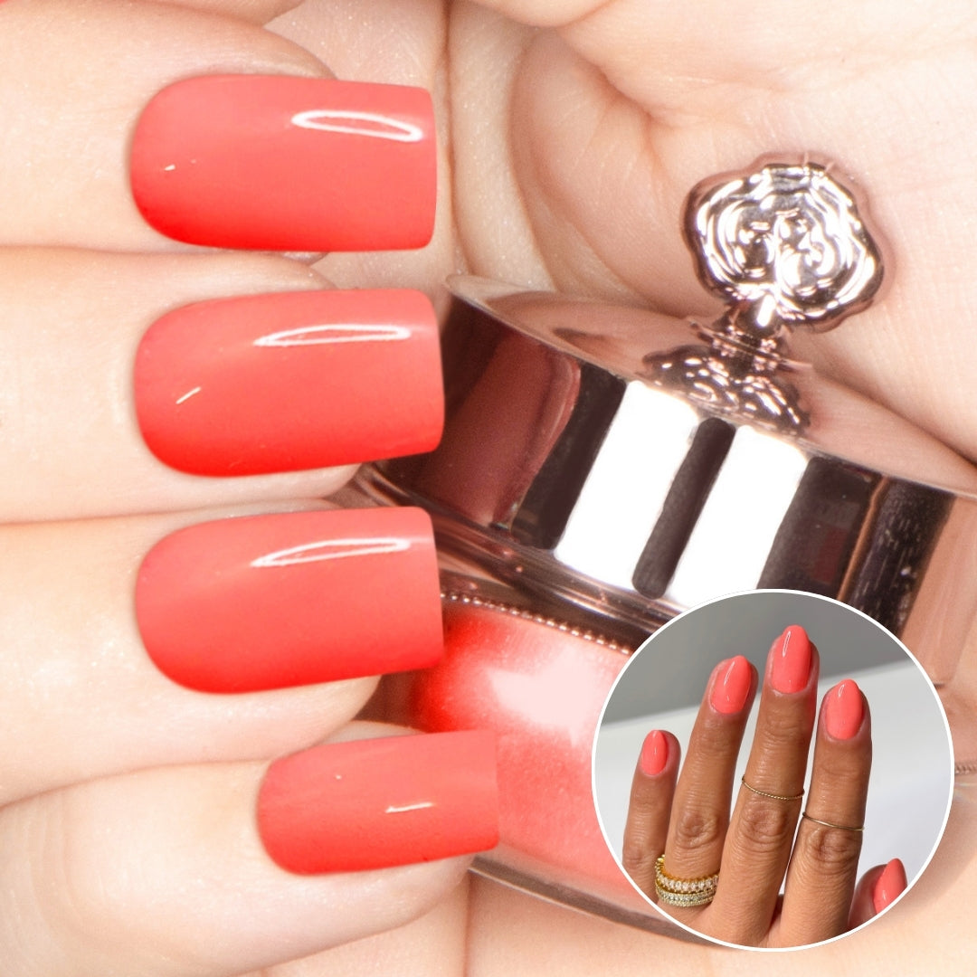 Hot Coral - Classic Nail Powder - Pre Order