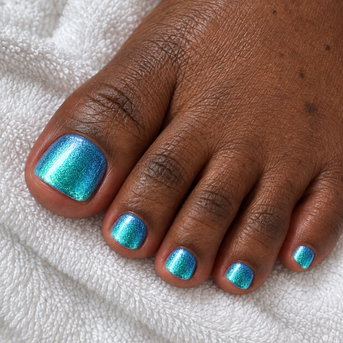 Mermaid classic nail powder pedicure