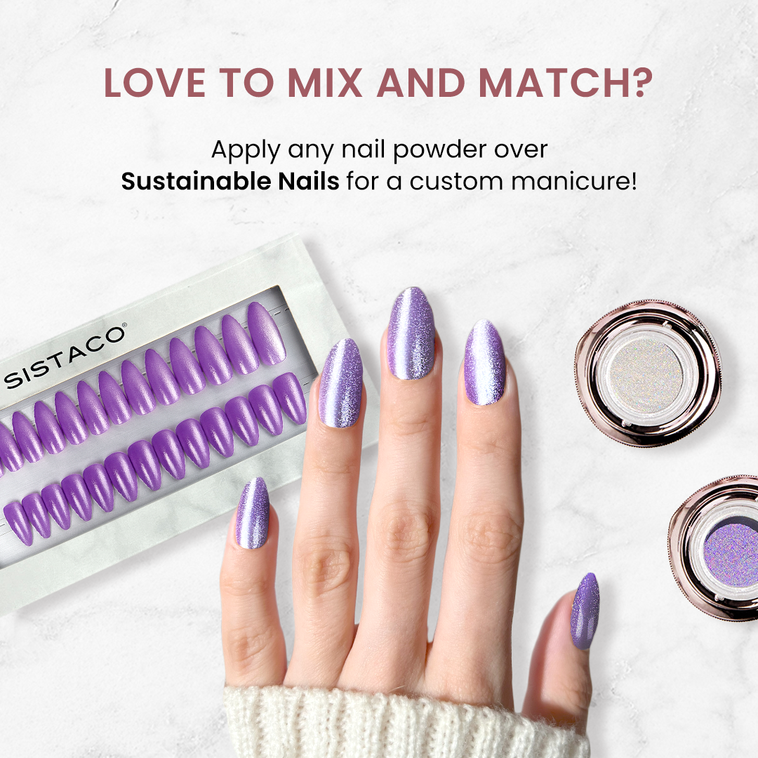 Petal Pressed - Oval Sustainable Nails - Pre-Order