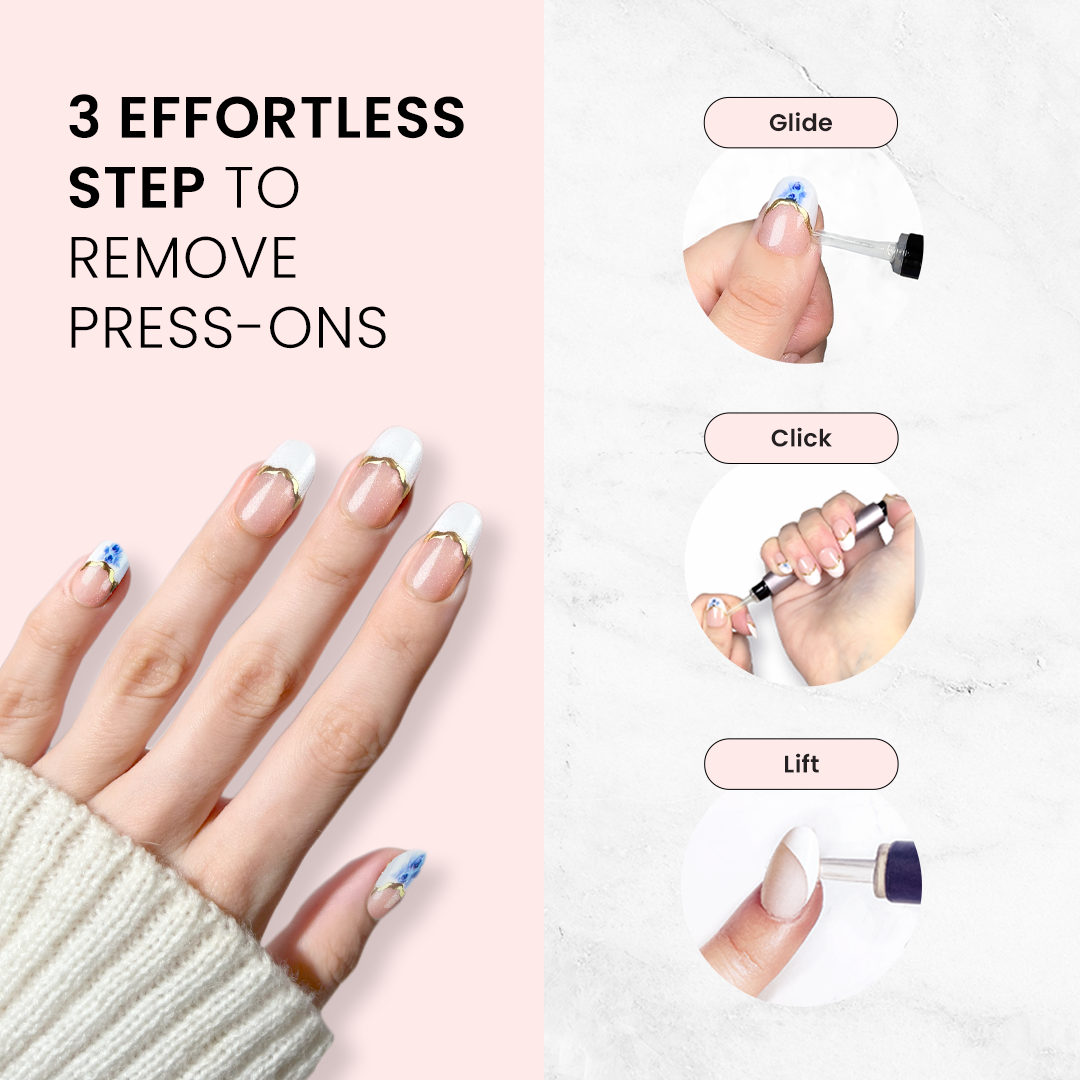 Petal Pressed - Oval Sustainable Nails - Pre-Order