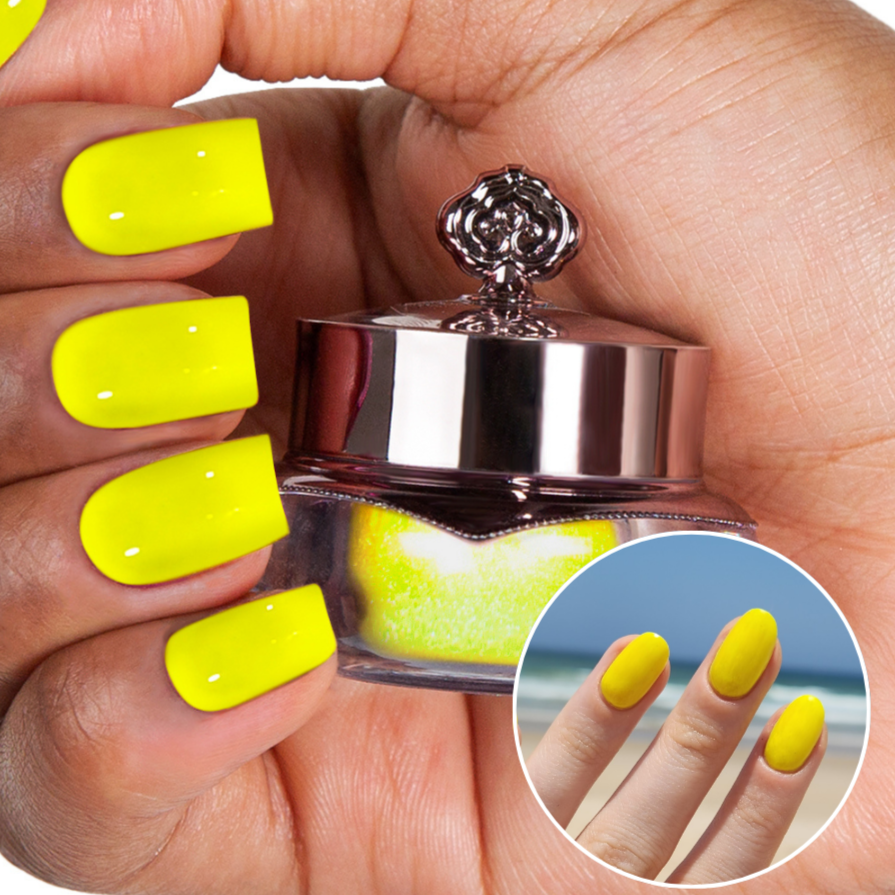 Lemon - Matte Neon Nail Powder