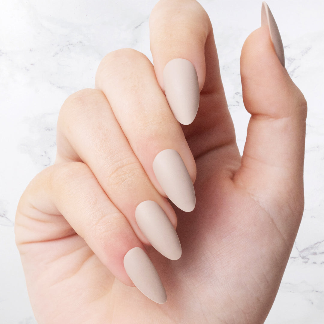 Taupe - Almond Sustainable Nails