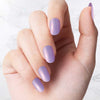 Classic lilac Glazed Oval nails