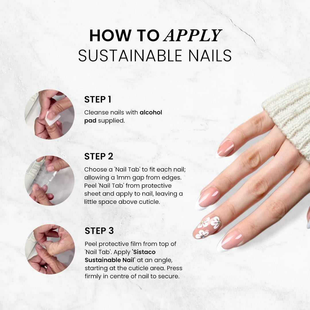 French Rose Glazed - Oval Sustainable Nails