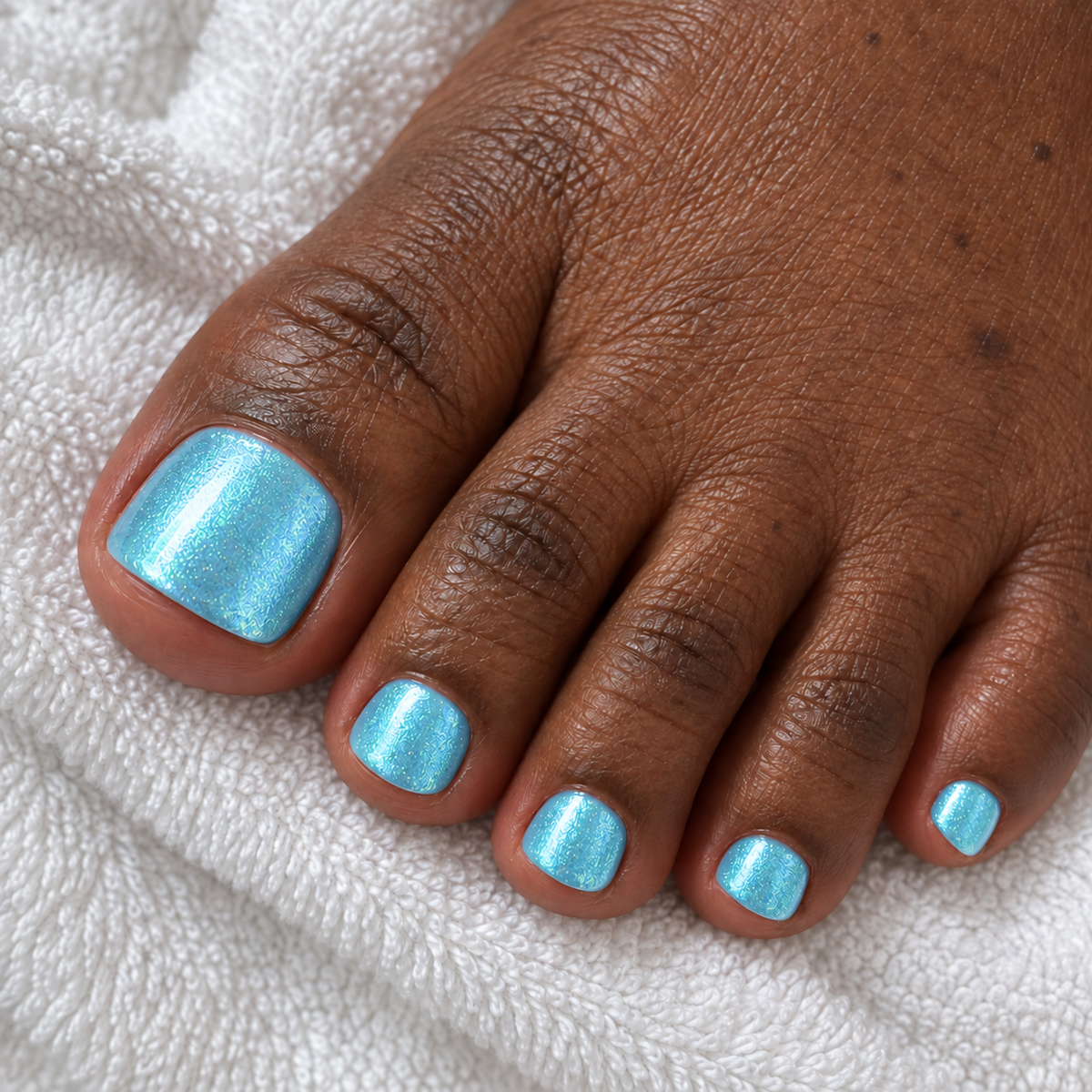 Seafoam classic nail powder pedicure