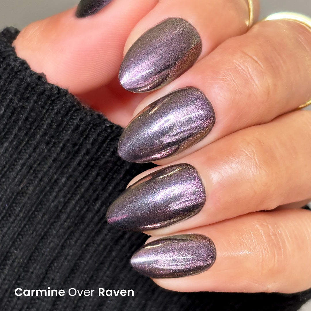 Carmine - Glazed Shade-Shift Metallic Nail Powder - Pre-Order