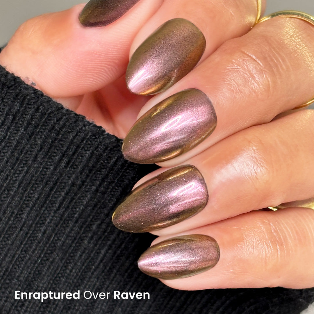 Enraptured - Glazed Shade-Shift Metallic Nail Powder - Pre-Order