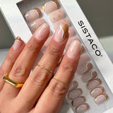 Twinkle and Spice - Oval Sustainable Nails - Pre-Order