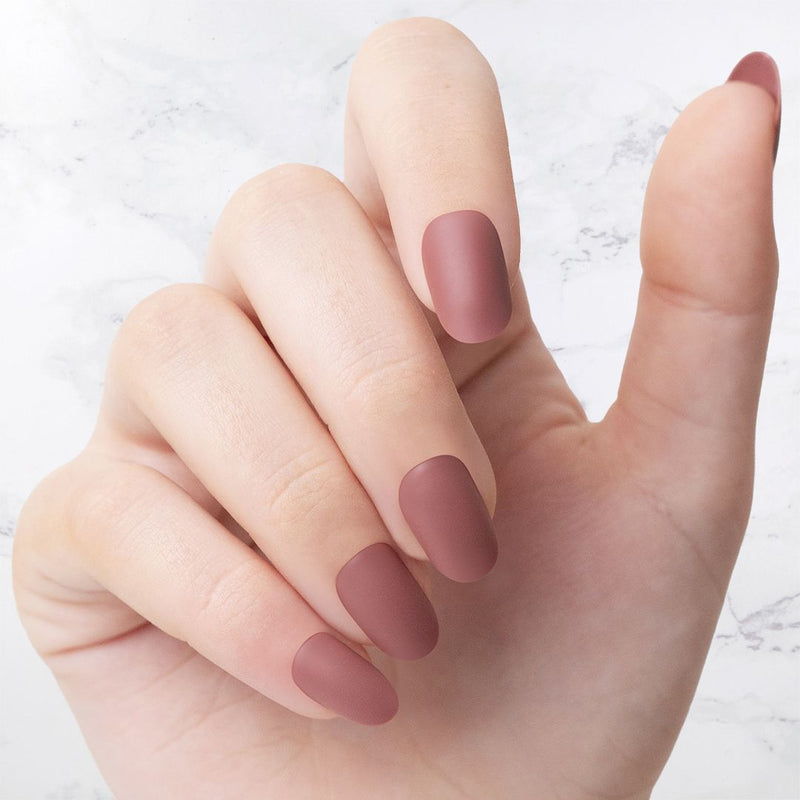 Classic Nude Pink Oval nails