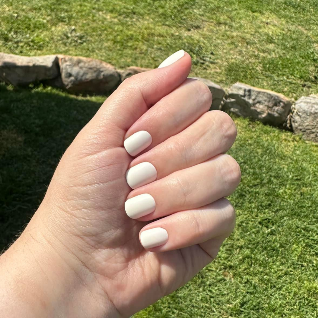 Cream - Square Sustainable Nails