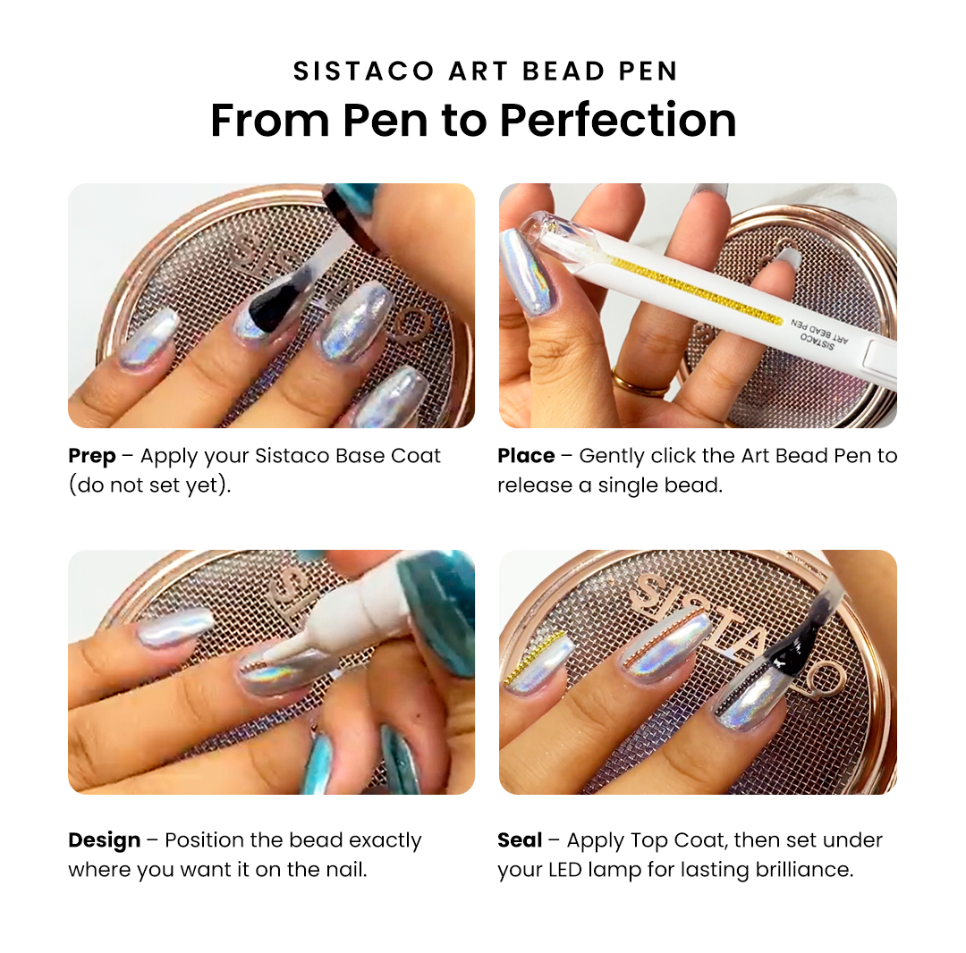 Art Bead Pen - Gold - Pre Order