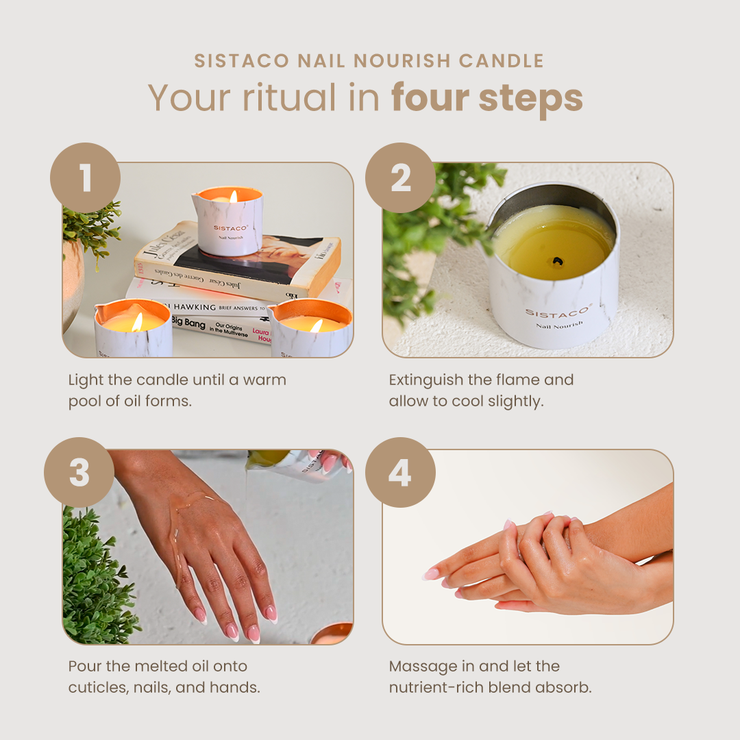 Nail Nourish Candle - Citrus Paradisi Grapefruit + Vanilla - Pre Order