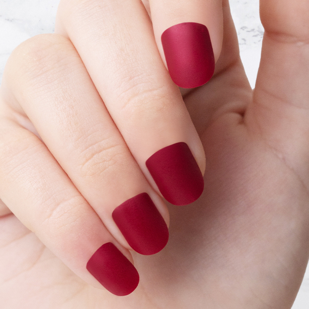 Merlot - Square Sustainable Nails
