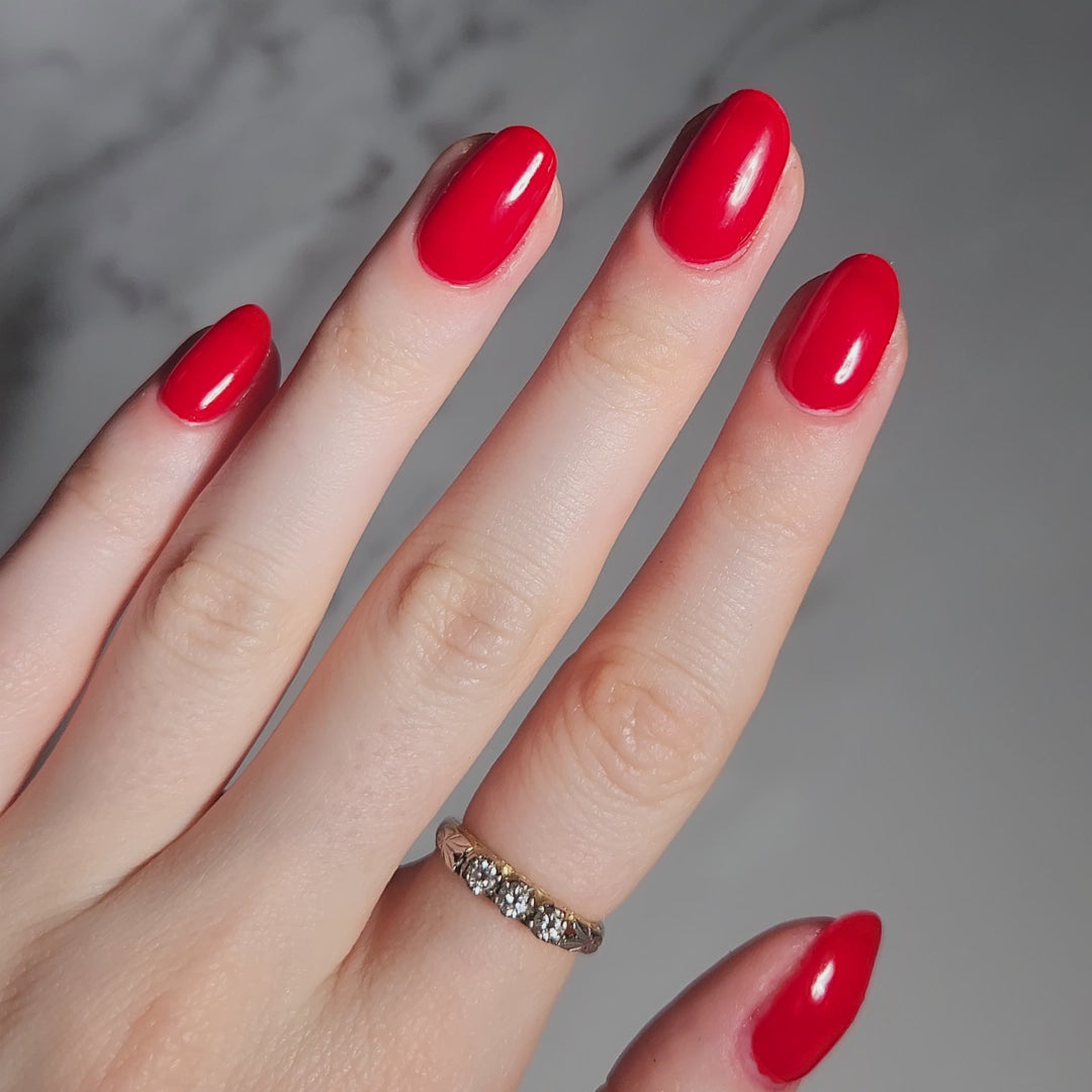 Luminous Red - Matte Neon Nail Powder