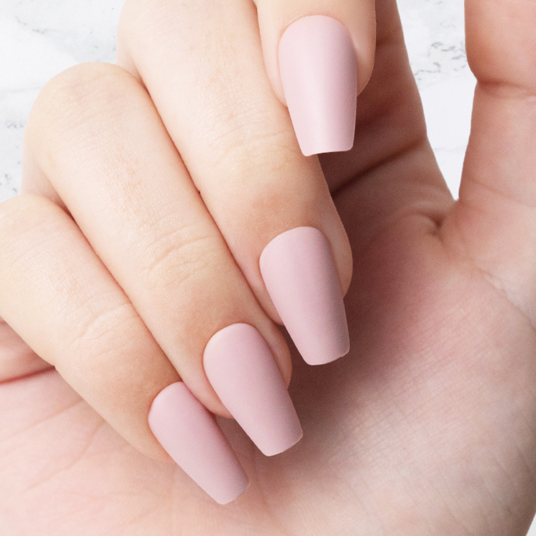 Salmon - Coffin Sustainable Nails