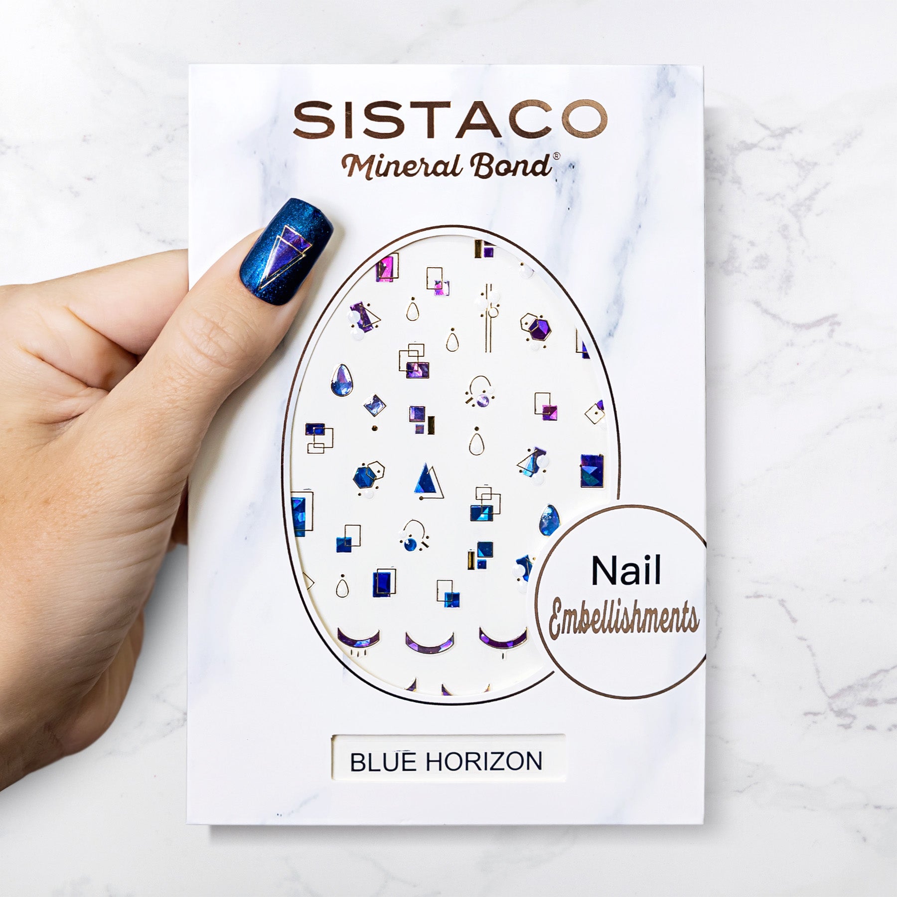 Blue Horizon Nail Stickers | Mineral Bond® – Sistaco™ Uk